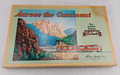 Across The Continent  Board Game Parker Brothers 1952 Complete - Image 1 of 4