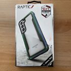 Raptic Shield Pro Case for Samsung Galaxy S22 Ultra, Transparent Iridescent