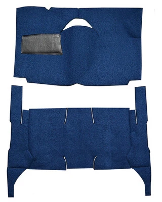 Ford Ranch Wagon 1959 4 puertas asientos estándar kit completo de alfombra de bucle de repuesto Foto 1 de 3