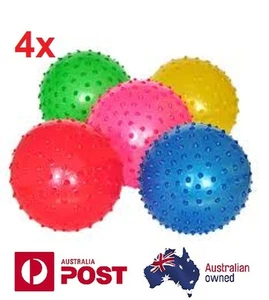4 X Sensory Beach Massage ball for baby Kid toy Party, Inflatable Balls - Picture 1 of 3
