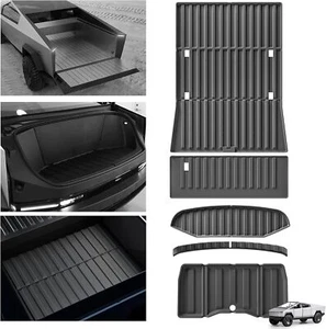 All Weather Floor Mats for Tesla Cybertruck 2023 2024 Accessories Pickup - Picture 1 of 21