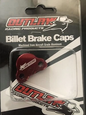Outlaw Racing OR201R Billet Rear Brake Cap Red - Image 1 of 2