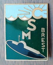 Insigne Centre des Sous marin Brest CSM Marine ORIGINAL SUBMARINE BADGE