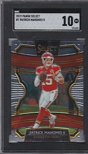 2019 Panini Select Concourse #7 PATRICK MAHOMES II SGC 10 GEM Kansas City Chiefs - Picture 1 of 2