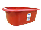 TML Rectangular Plastic Kitchen Home Cleaning Washing Up Sink Bowl 11L - Red