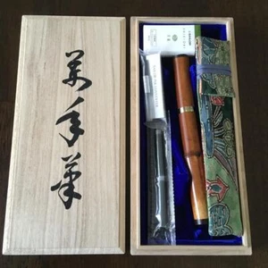 Matrose Füllfederhalter Ruß Bambus Langschwert geschärfte Feder NB 21K mit Box - Bild 1 von 9