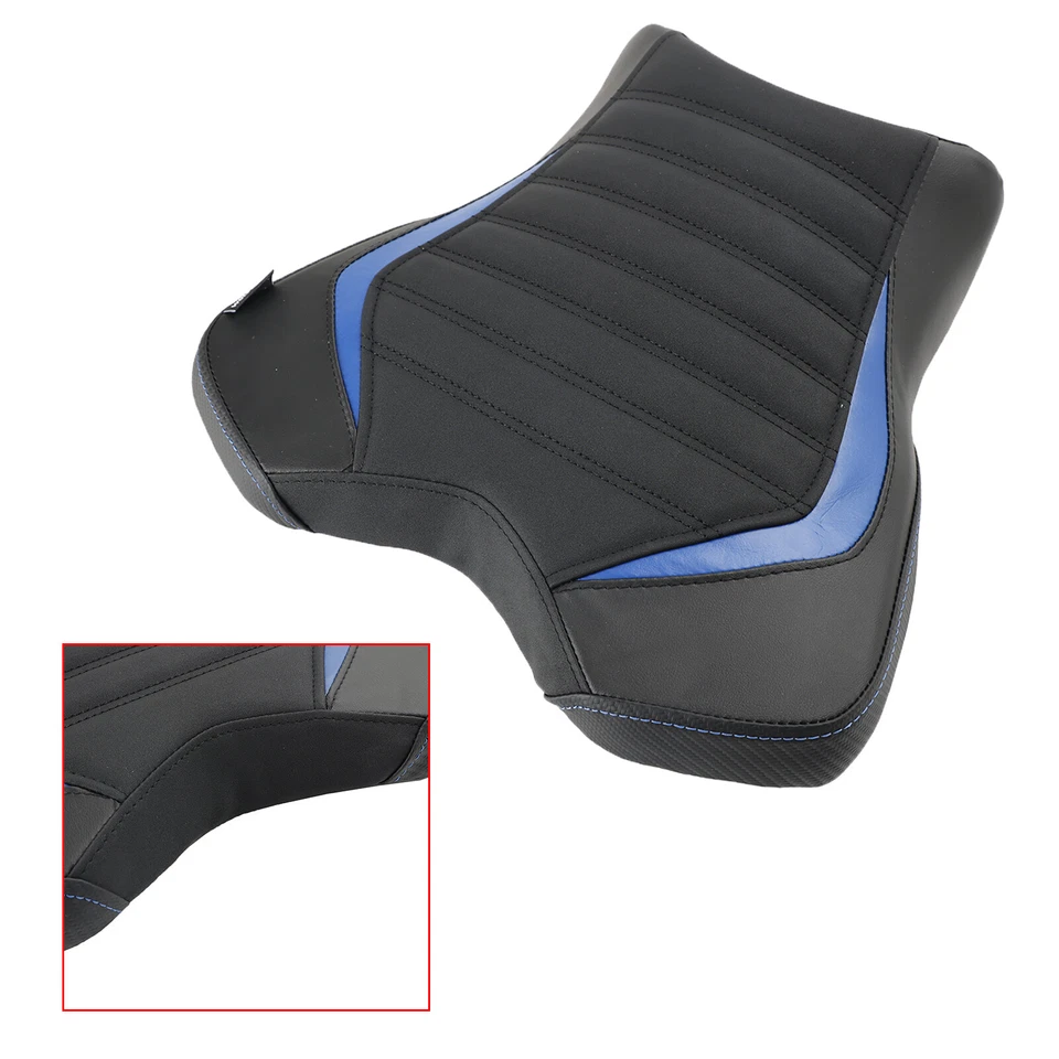 Front Driver Seat Raider Cushion Pu Fit Blue For Yamaha Yzf-R1 2015-2023 22 Foto 1 de 4