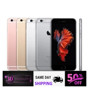 Apple iPhone 6s Plus Rose Gold Silver 16GB 64GB Unlocked T-Mobile Verizon 4G LT - Picture 1 of 9