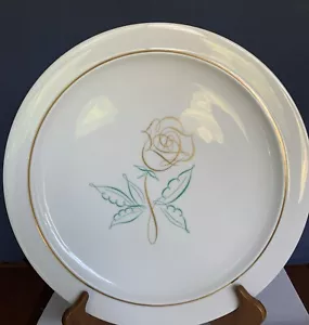 Spencerian Rose - Easterling China, Bavaria Germany - Round Serving Platter - Picture 1 of 3