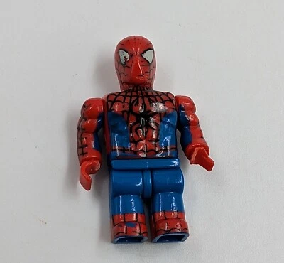 Mega Bloks Spiderman Marvel Minifigura 2 Pulgadas Figura Rojo Azul Traje Minifigura Figura Foto 1 de 2