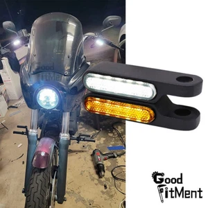 Intermitente de señal de giro LED de motocicleta luz fluida para Harley Sportster 1200 883 - Imagen 1 de 11