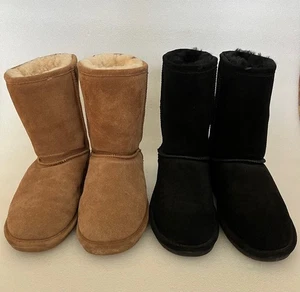 Damen Bear Paw Emma kurze Stiefel schwarz oder braun Größe 8 - Bild 1 von 15