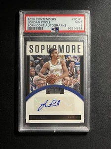 2020 Panini Contenders Jordan Poole Sophmore Auto PSA 9 - Picture 1 of 2