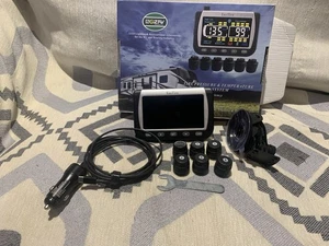 EEZTire TPMS6ATC Color Tire Pressure & Temperature Monitor, Mount & 6 Sensors - Picture 1 of 4