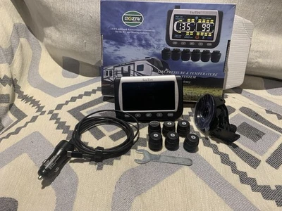 EEZTire TPMS6ATC Color Tire Pressure & Temperature Monitor, Mount & 6 Sensors - Image 1 of 4