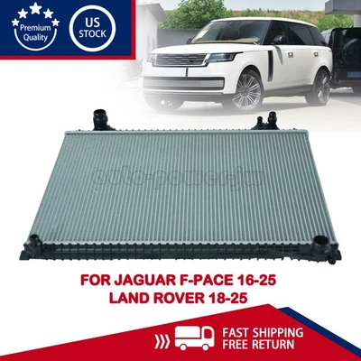 NEW Radiator For Jaguar F-Pace 2016-2025 Land Rover 2018-2025 LR092461 Foto 1 de 4