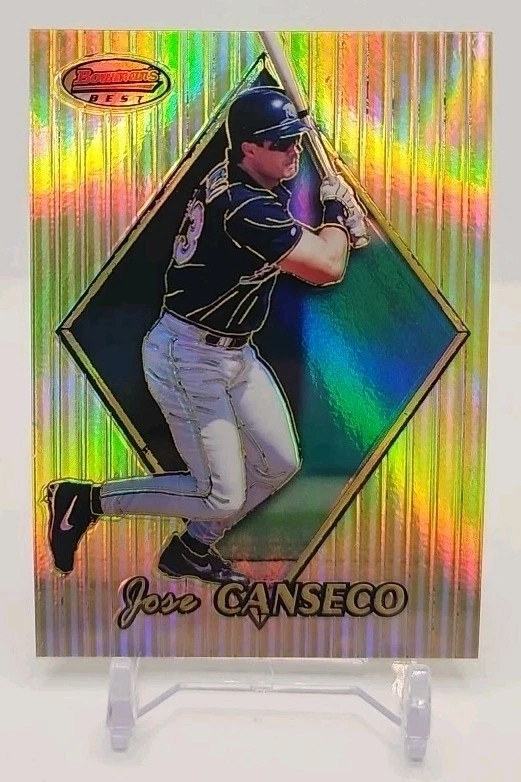 Jose Canseco 1999 Bowmans Best Refractor/400 Devil Rays Foto 1 de 1