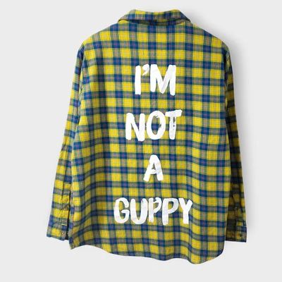 Camisa Disney Cakeworthy Franela Amarilla Platija "Guppy" Sirenita Talla XL  Foto 1 de 4