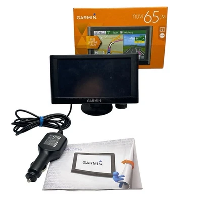Garmin nüvi 65LM GPS With Mount And Power Supply Bundle Lifetime Map Updates - Image 1 of 4