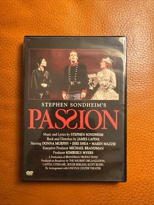 Stephen Sondheim's Passion Original Broadway Cast DVD James Lapine Donna Murphy - Image 1 of 4