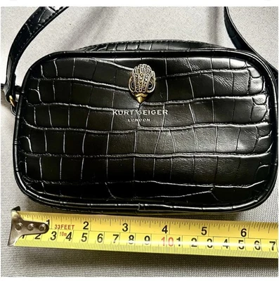 Kurt Geiger Small Black Shoulder Crossbody Bag SEE ALL PHOTOS/READ ALL Re.Strap - Image 1 of 4