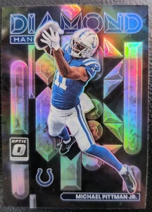 2022 Donruss Optic Michael Pittman Jr. Diamond Hands Holo Prizm #DH-13 Colts - Picture 1 of 2