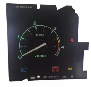 1992-1996 Ford F250 F350 Pickup Instrument Cluster Diesel Tachometer Gauge OEM - Picture 1 of 4