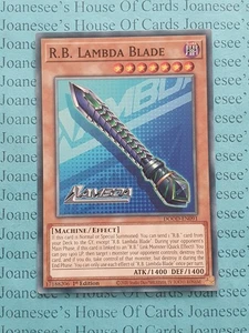 DOOD-EN091 R.B. Lambda Blade Yu-Gi-Oh Card 1st Edition New - Picture 1 of 3