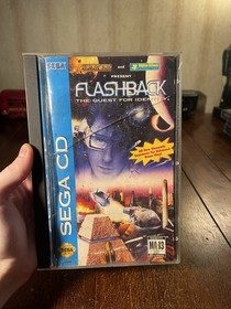 Flashback The Quest for Identity- Sega CD Complete TESTED CIB