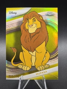 2025 Topps cromo Disney MUFASA refractor amarillo 222/275 #96 - Imagen 1 de 2