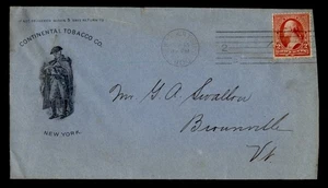 DR WHO 1900 ADVERTISING TOBACCO NY MACHINE CANCEL M40231 - Picture 1 of 2