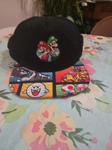 Nintendo Super Mario Hat Snapback Baseball Cap Video Game - One Size  Pre-owned  - Picture 1 of 11
