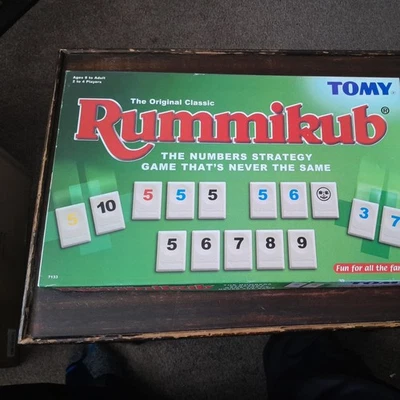 Rummikub Tile Game Tomy 1995 Complete - Image 1 of 4