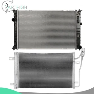 For 2010-2011 Ford Fusion Mercury Milan Car Radiator & A/C Condenser Cooling Kit - Picture 1 of 17