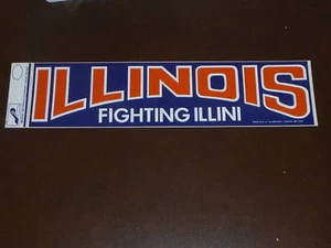 ILLINOIS COLLEGE AUTOAUFKLEBER SEHR BUNT - Bild 1 von 1