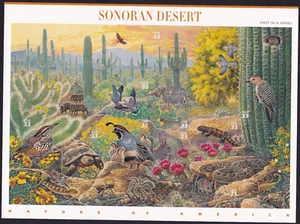 Scott #3293 Sonoran Desert (Nature Series) Sheet of 10 Stamps - MNH - Picture 1 of 2