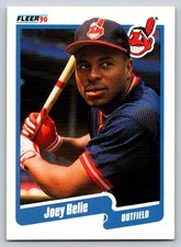 1990  Fleer #485 Joey Belle Cleveland Indians