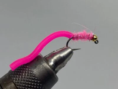 STRIKE FLY COMPANY Tungsten Jig Squirmy Worm - Pink