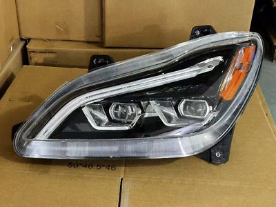 FOR 2022-2025 Kenworth T680 Left Driver LH Side LED Headlight Lamp WITH MODULES — 第 1/4 张图片