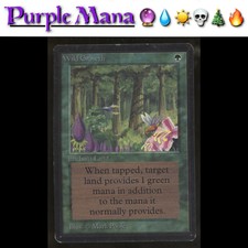 Wild Growth Limited Edition Beta  MTG Magic the Gathering Reserved List