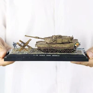 Henglong 1/72 Weathered Effect Static Abrams M1A2 Tank 3918 Model Without Radio - Picture 1 of 12