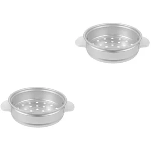 Set of 2 Rice Cooker Steamer Accessories Baby Travel Steaming Rack - Picture 1 of 12