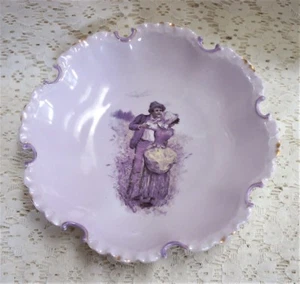 Antique R.C. Germany Porcelain China serving BOWL "Bonbijou" Hectos RARE ! - Picture 1 of 5