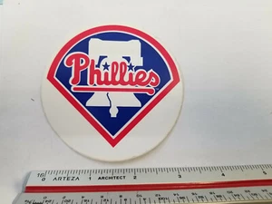 Pegatina redonda con logotipo redondo de 3,25" de los Philadelphia Phillies MLB - Imagen 1 de 1