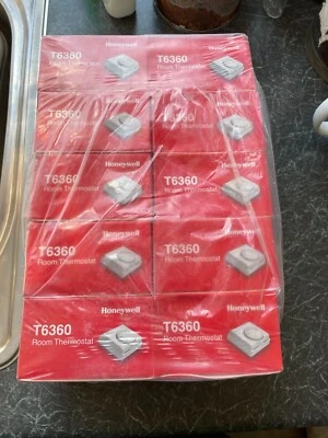 NOS 10 x Honeywell T6360 Mechanical Central Heating Room Thermostat T6360B1028 - Image 1 of 4