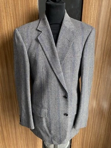 CHAQUETA/BLAZER DEPORTIVA DAKS 40R NEGRA/BLANCA ESTILO HERR/CHEQUE CACHEMIR - Imagen 1 de 6