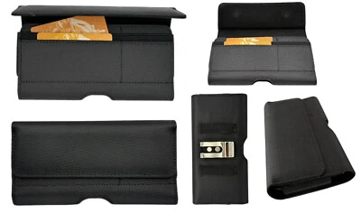 Horizontal Belt Clip Universal Pouch Card Slot For Nokia C210 - Image 1 of 4