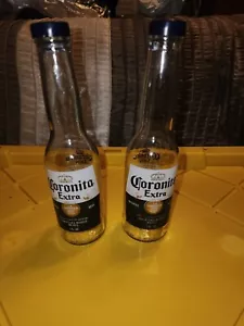 CORONA SALT AND PEPPER SHAKERS (1 pair of 7oz Coronita extra bottles and caps) - Picture 1 of 4