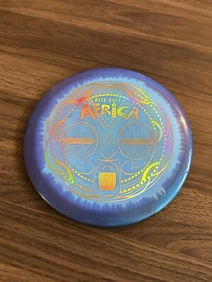 Innova Disc Golf Halo Star TL3 Disc Gold Africa Stamp Rare 172g Blue/ Purple - Image 1 of 3