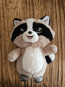 LIL PEEPERS Plush RACCOON Russ Kellytoy 20cm Approx Brown Black Stuffed Animal - Picture 1 of 4